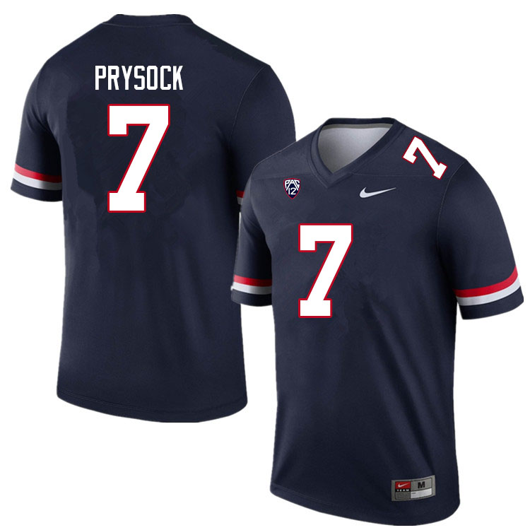 Men #7 Ephesians Prysock Arizona Wildcats College Football Jerseys Sale-Navy - Click Image to Close